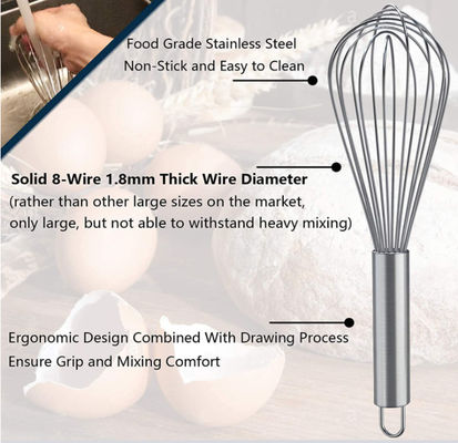 Nylon Kitchen Utensils Whisk 7pcs Multifunctional ODM Available