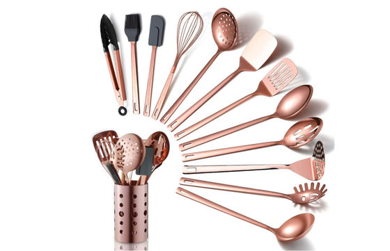 Rosegold Stainless Steel Kitchen Tool Set Phthalatefree Cadmiumfree