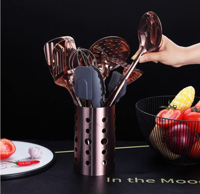 Rosegold Stainless Steel Kitchen Tool Set Phthalatefree Cadmiumfree