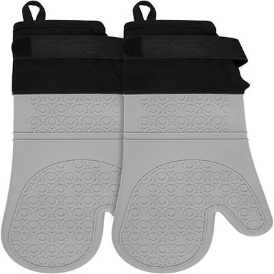 Adjustable Oven Gloves And Pot Holders Multifunction Stainproof