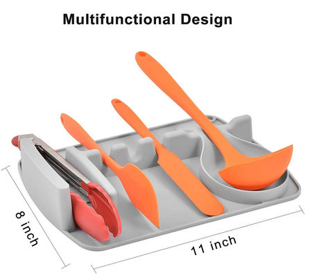 Multifunction Kitchen Gadget Tools Spoon Rest Silicone Material
