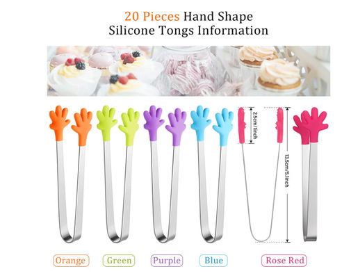 Multipurpose Heavy Duty Stainless Steel Tongs LFGB Approved