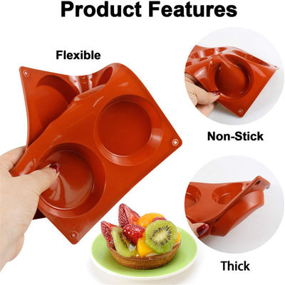 ODM Silicone Mini Muffin Mould , BPA Free Muffin Mould Tray Nonstick