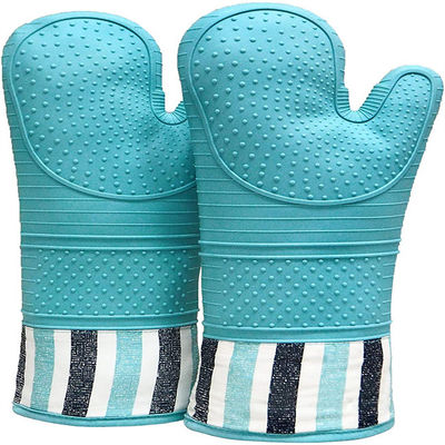 Nonslip Oven Mitts Pot Holder LFGB Certified 550 Degree Resistant