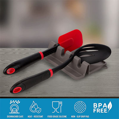 Nontoxic Silicone Spoon Rest BPA free Rustproof Nonstick Food Grade material