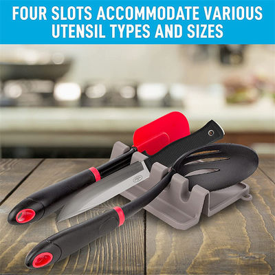 Nontoxic Silicone Spoon Rest BPA free Rustproof Nonstick Food Grade material
