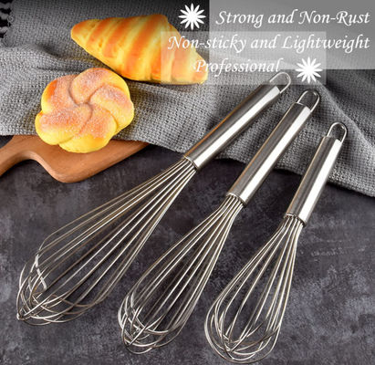 Balloon Wire Stainless Steel Egg Whisk FDA Approved Nonrust